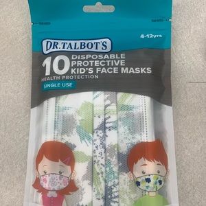 Kids disposable face mask
